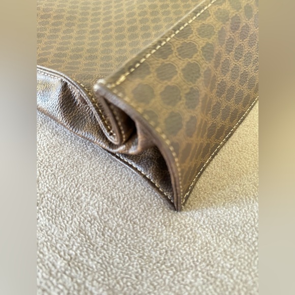 Triomphe Vintage Leather Tote Celine Brown - Picture 9 of 12